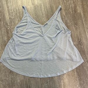 Intimately Free People Blue Flowy Tank Top Medium